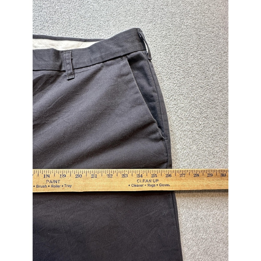 Cintas Pants Mens 44x32 Charcoal Gray Work Uniform Chino Straight Leg Zip Fly - Picture 12 of 16